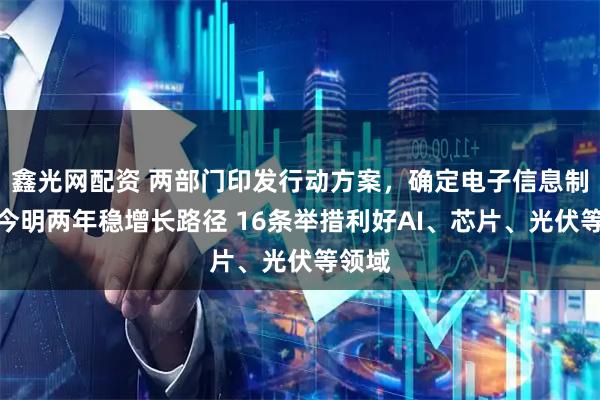 鑫光网配资 两部门印发行动方案，确定电子信息制造业今明两年稳增长路径 16条举措利好AI、芯片、光伏等领域