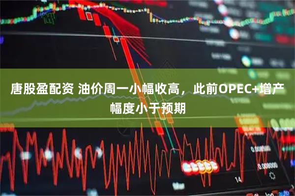 唐股盈配资 油价周一小幅收高，此前OPEC+增产幅度小于预期